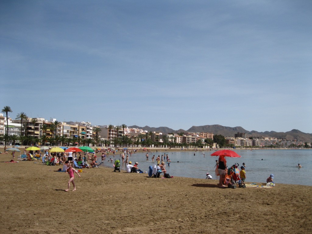 The beach at Puerto de Mazarron