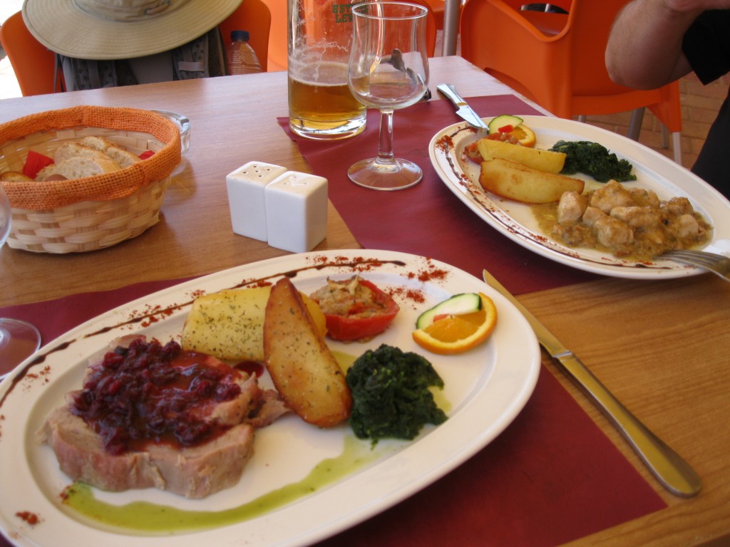 Pork with Berries; Chicken in Apple Honey Sauce