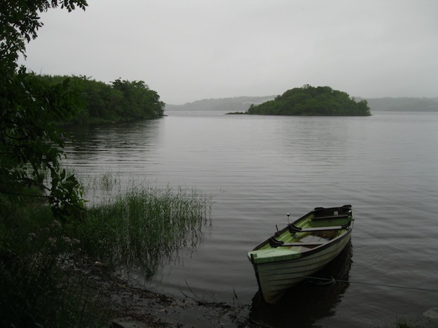 That is it, the island memorialized in Yeats' poem, "The Lake Isle of Innisfree."